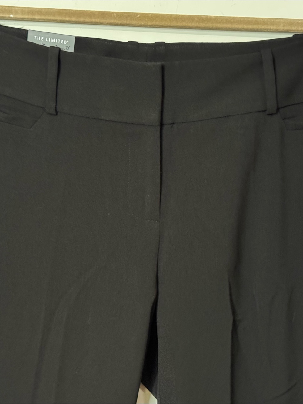 NEW The Limited The New Drew Black Pull-On Straight-Leg Dress Pants Size 8 - Picture 4 of 8